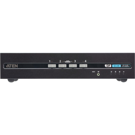 ATEN 4-Port USB DisplayPort Dual Display Secure KVM Switch (PSD PP v4.0 Compliant) - CS1144DP4