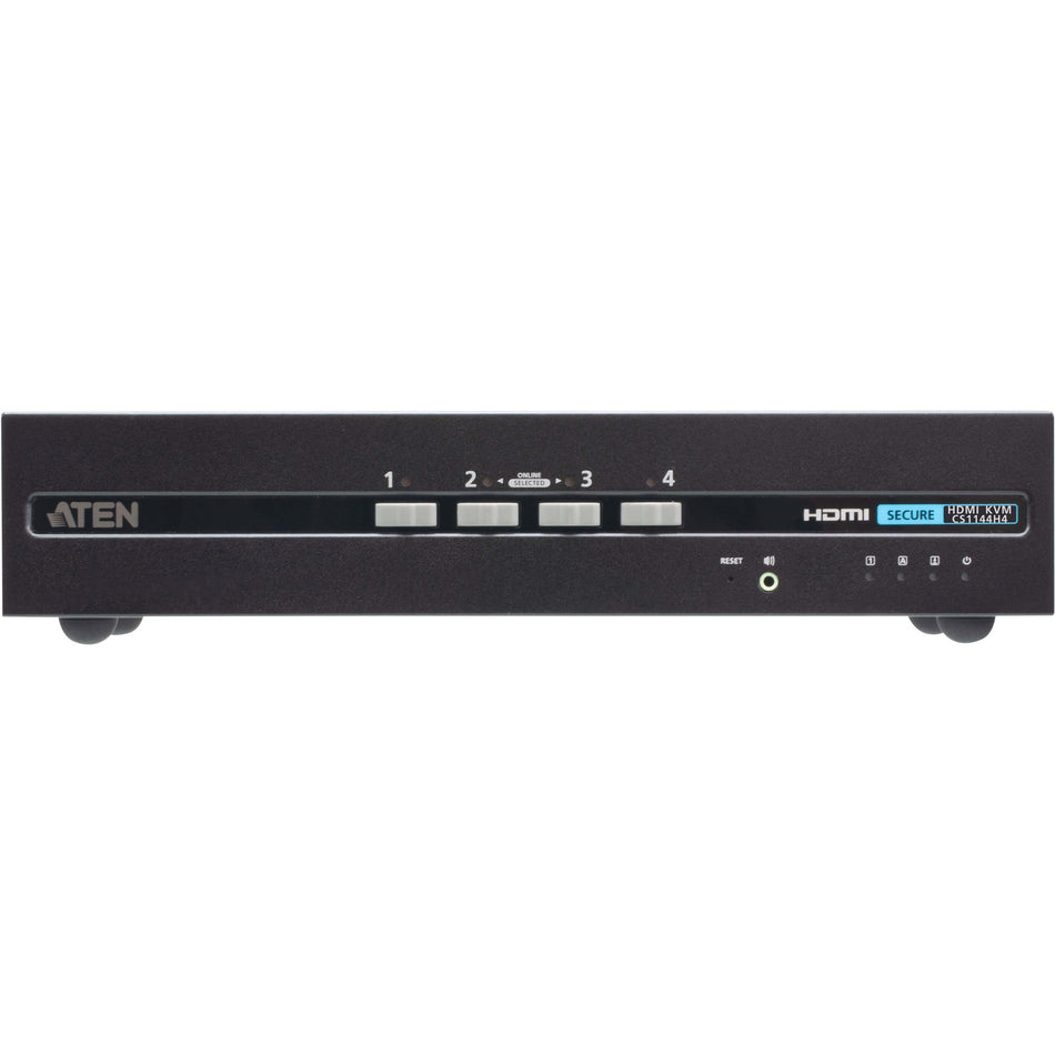 ATEN 4-Port USB HDMI Dual Display Secure KVM Switch (PSD PP v4.0 Compliant) - CS1144H4