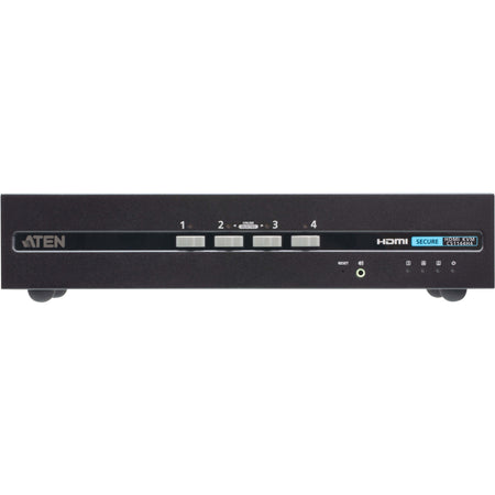 ATEN 4-Port USB HDMI Dual Display Secure KVM Switch (PSD PP v4.0 Compliant) - CS1144H4