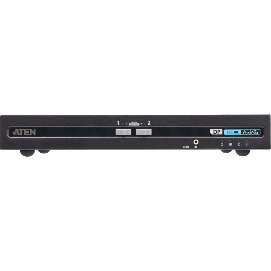 ATEN 2-Port USB DisplayPort Secure KVM Switch (PSD PP v4.0 Compliant) - CS1182DP4