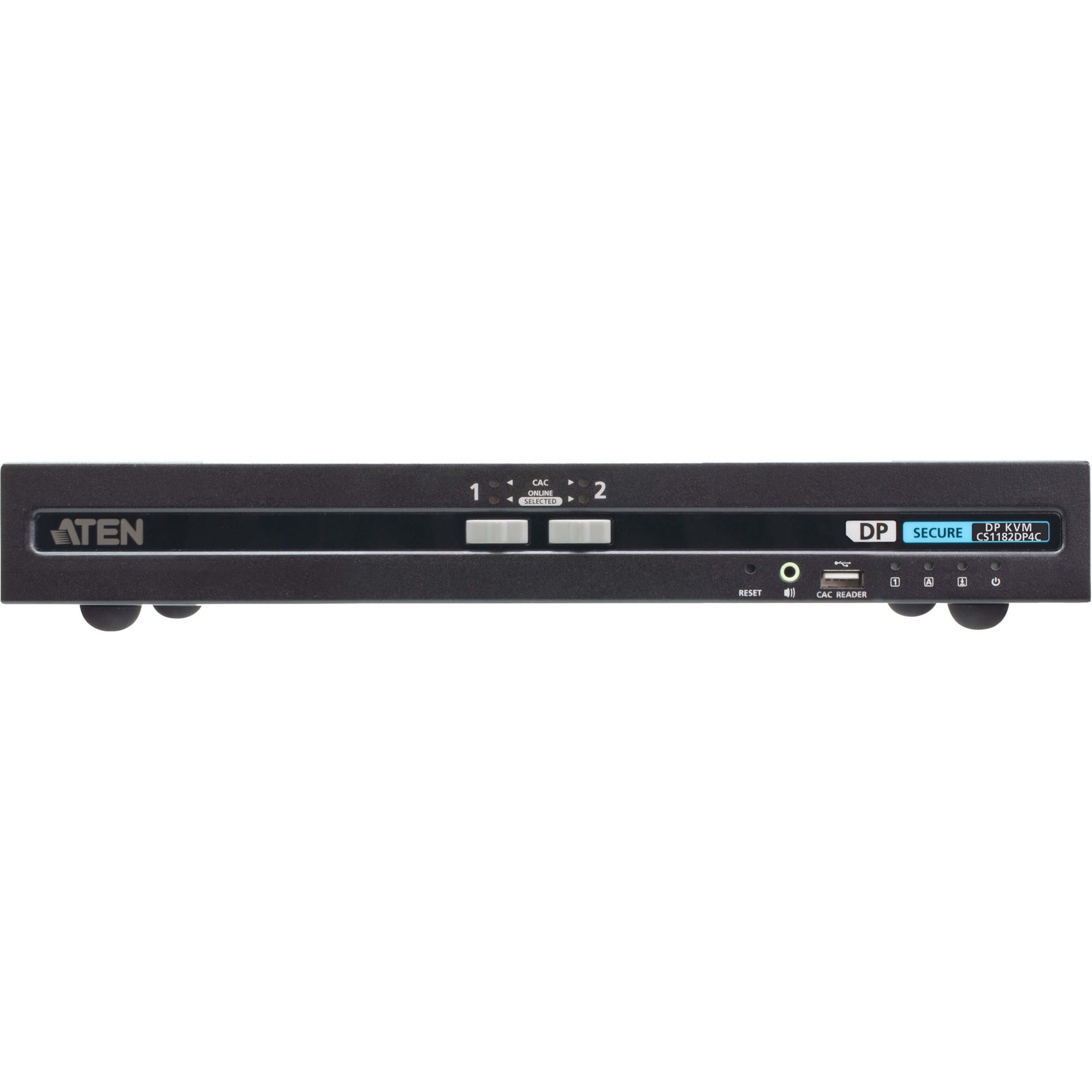 ATEN 2-Port USB DisplayPort Secure KVM Switch with CAC (PSD PP v4.0 Compliant) - CS1182DP4C