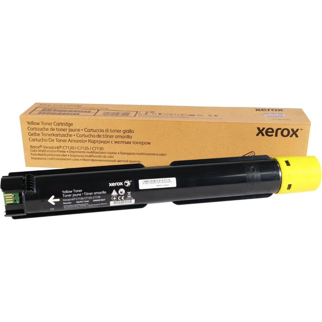 Xerox Original Laser Toner Cartridge - Yellow Pack - 006R01827