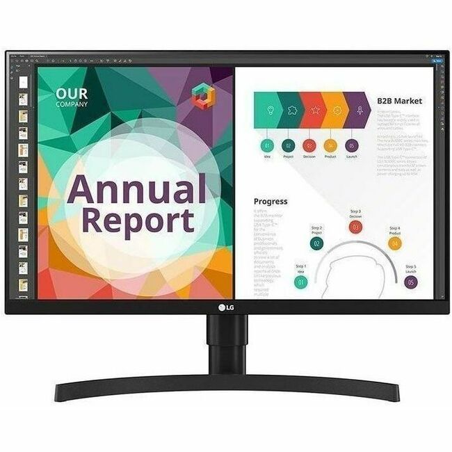 LG 27BN85UN-B 27" Class LCD Monitor - 16:9 - Textured Black - 27BN85UN-B