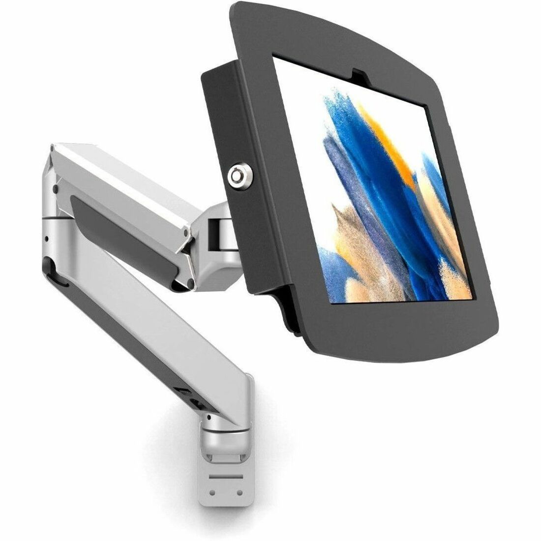 Compulocks Mounting Arm for Tablet - Silver, Black - 660REACH105GA8SB