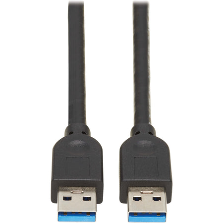 Eaton Tripp Lite Series USB 3.0 SuperSpeed A to A Cable for USB 3.0 All-in-One Keystone/Panel Mount Couplers (M/M), Black,15 ft. (4.6 m) - U325-015