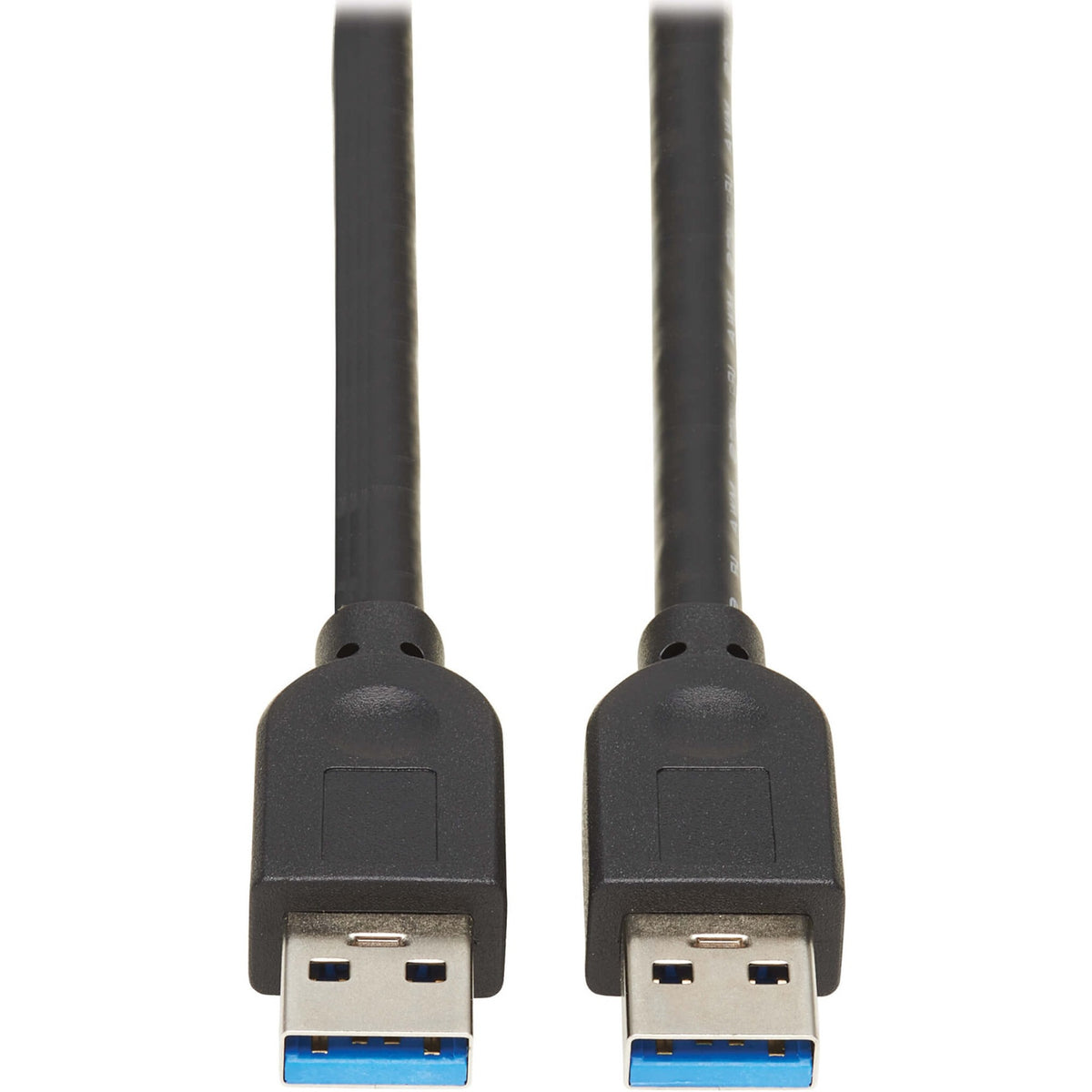 Eaton Tripp Lite Series USB 3.0 SuperSpeed A to A Cable for USB 3.0 All-in-One Keystone/Panel Mount Couplers (M/M), Black, 10 ft. (3 m) - U325-010