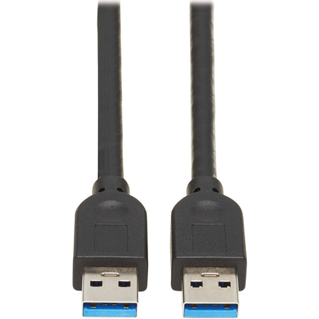Eaton Tripp Lite Series USB 3.0 SuperSpeed A to A Cable for USB 3.0 All-in-One Keystone/Panel Mount Couplers (M/M), Black, 10 ft. (3 m) - U325-010