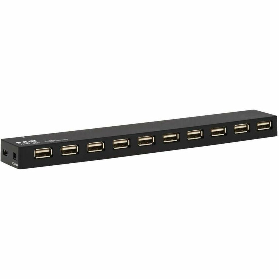 Eaton Tripp Lite Series 10-Port USB 2.0 Hub with Power Supply and International Plug Adapters - U223-010-INT