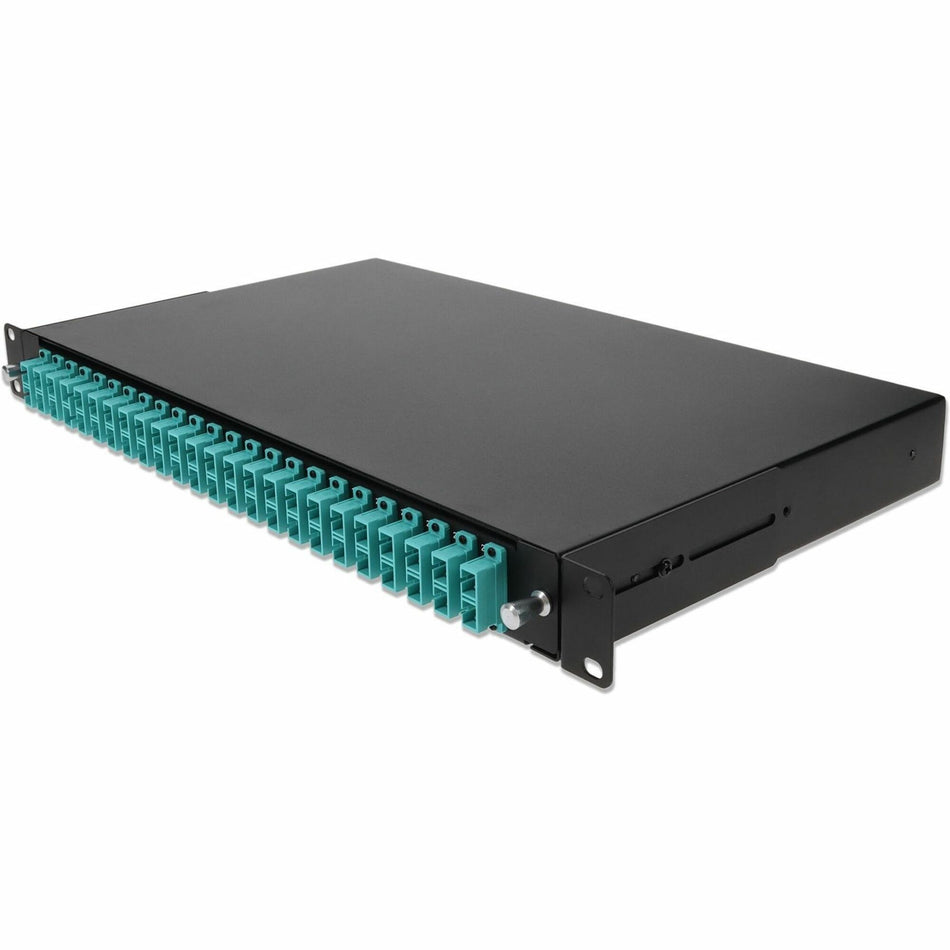 AddOn 19-inch Rack Mount 1U Patch Panel with 24 SC Duplex, Multi-Mode OM4 - ADD-1U24SCDM4