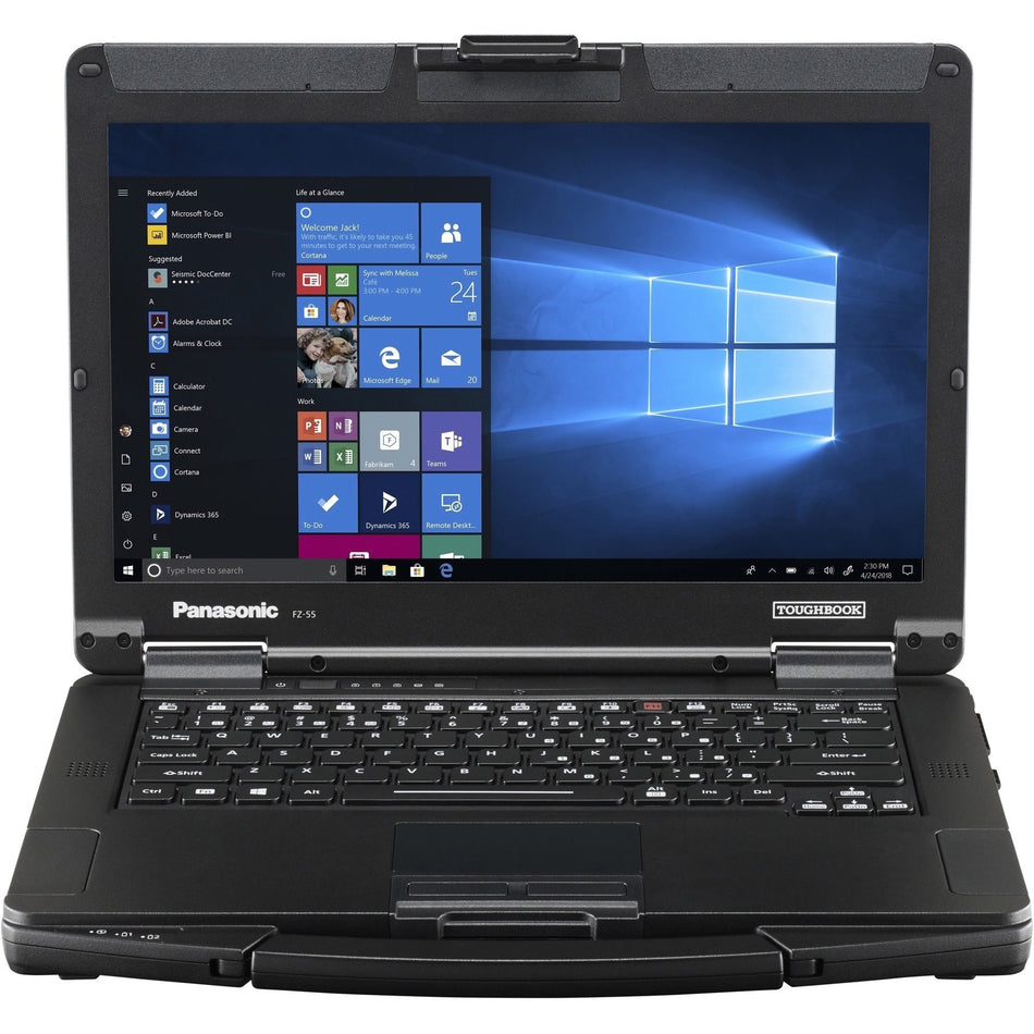 Panasonic TOUGHBOOK FZ-55 FZ-55FZ-14KM 14" Touchscreen Semi-rugged Notebook - Full HD - Intel Core i7 11th Gen i7-1185G7 - 16 GB - 512 GB SSD - FZ-55FZ-14KM