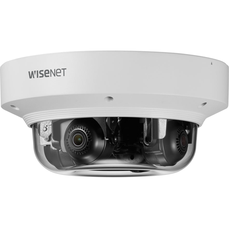 Wisenet PNM-9084QZ1 8 Megapixel Full HD Network Camera - Color - Dome - White - TAA Compliant - PNM-9084QZ1