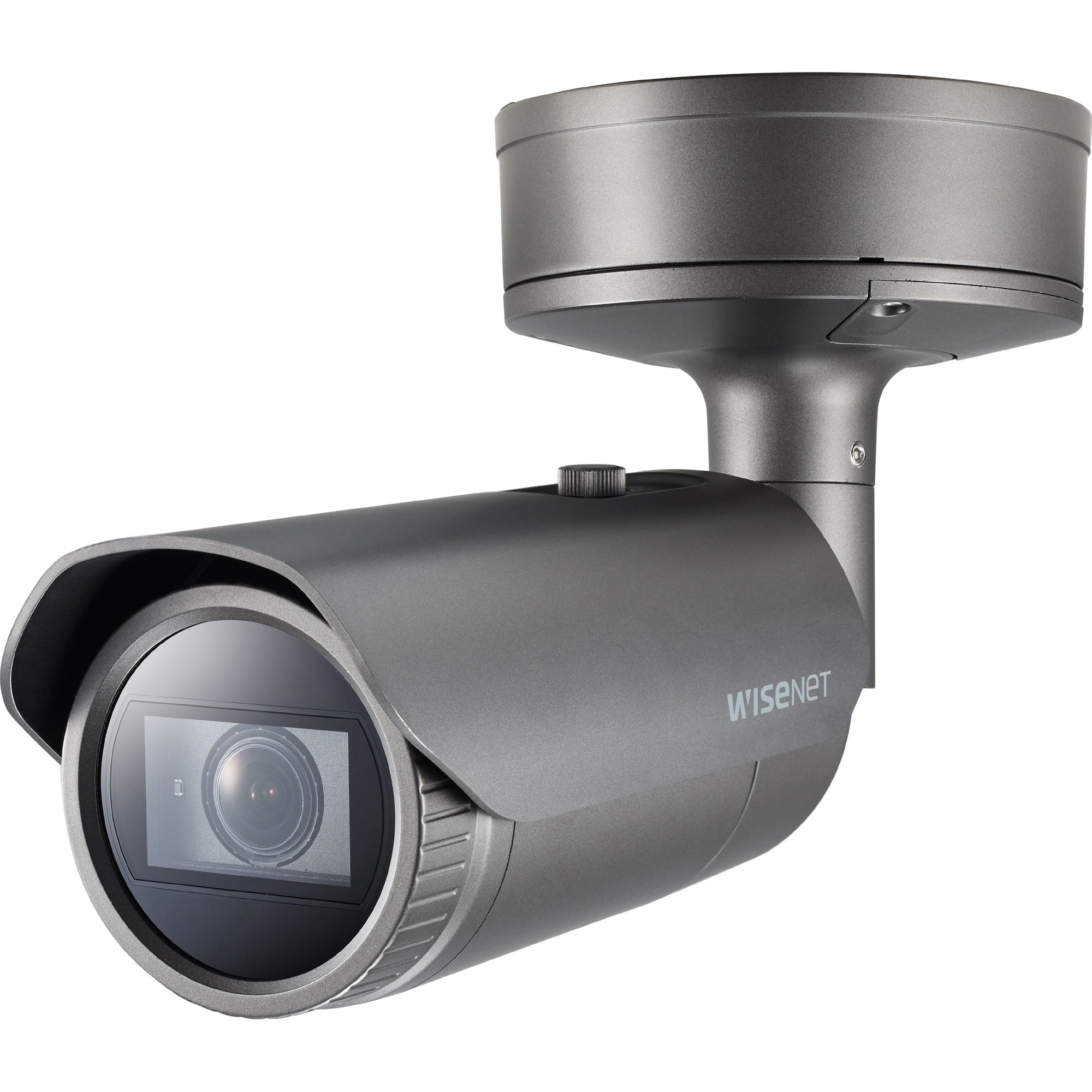 Wisenet PNO-A9081RLP 4K Network Camera - Color - Bullet - Dark Gray - PNO-A9081RLP