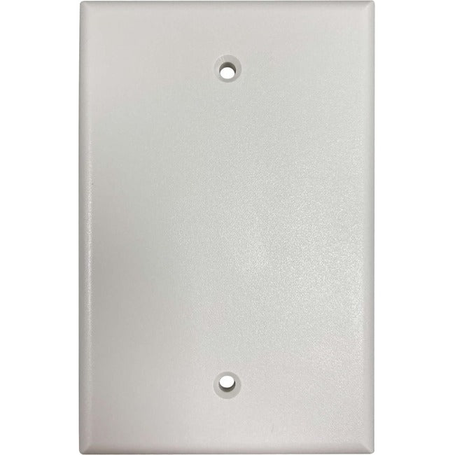 Tripp Lite by Eaton Safe-IT Blank Wall Plate, Antibacterial, Ivory Matte, TAA - N042AB-000-IVM