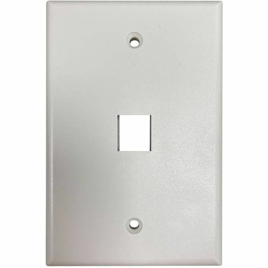 Eaton Tripp Lite Series Safe-IT 1-Port Single-Gang Keystone Wall Plate, Antibacterial, Ivory Matte, TAA - N042AB-001-IVM