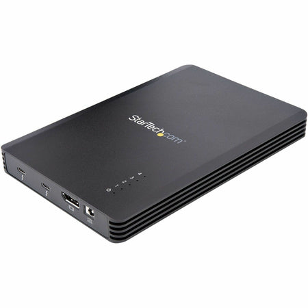 StarTech.com 4 Bay Thunderbolt 3 NVMe Enclosure, For M.2 NVMe SSD Drives, 1x DisplayPort Video and 2x TB3 Downstream Ports, 40Gbps - M2E4BTB3