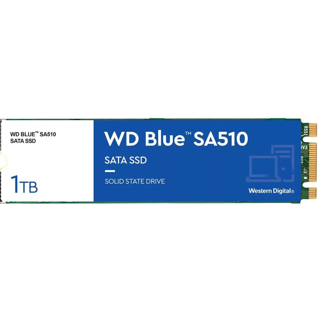 WD Blue SA510 WDS100T3B0B 1 TB Solid State Drive - M.2 2280 Internal - SATA (SATA/600) - WDS100T3B0B