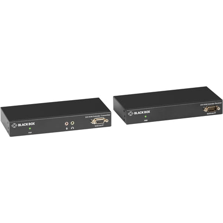 Black Box KVX Series KVM Extender Kit over CATx - DVI-D, USB 2.0, Serial, Audio, Local Video - KVXLC-100-R2
