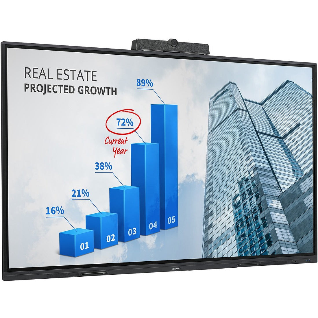 Sharp AQUOS BOARD PN-L2B PN-L652B Interactive Whiteboard - PN-L652B