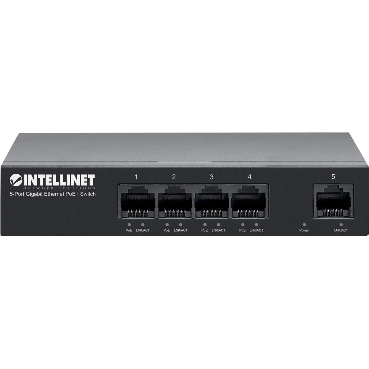 Intellinet 5-Port Gigabit Ethernet PoE+ Switch - 561792