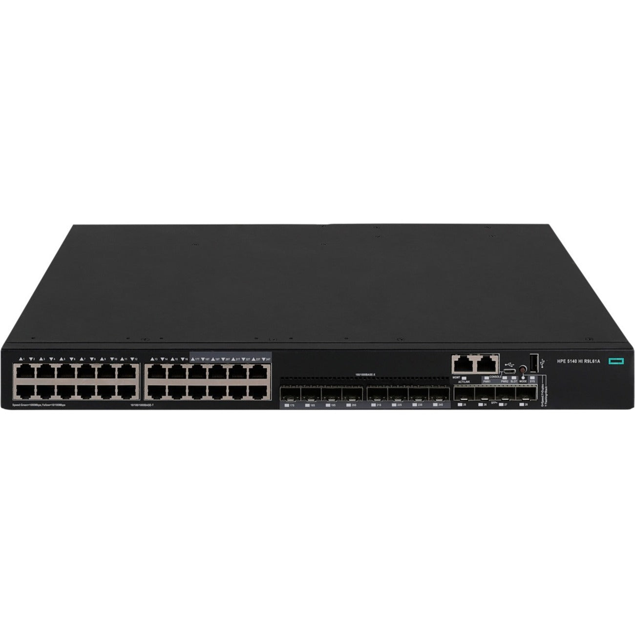 HPE FlexNetwork 5140 24G 4SFP+ HI Switch - R9L61A