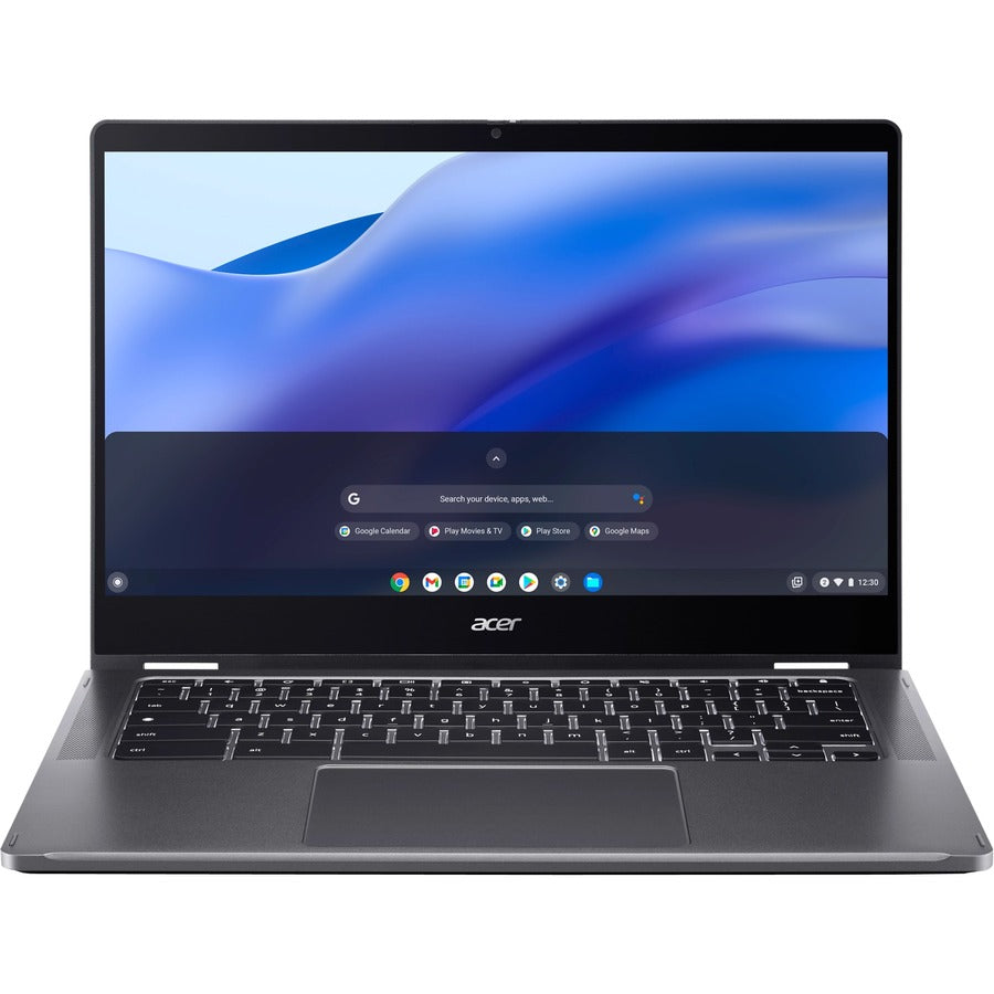 Acer Chromebook Enterprise Spin 514 CP514-3WH CP514-3WH-R8C7 14" Touchscreen Convertible 2 in 1 Chromebook - Full HD - AMD Ryzen 7 5825C - 16 GB - 256 GB SSD - English (US) Keyboard - Steel Gray - NX.KBQAA.004