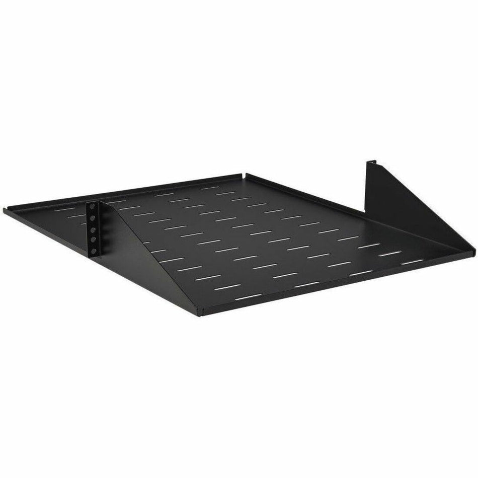 Eaton Tripp Lite Series SmartRack Center-Mounted Steel Rack Shelf - 2U, Vented, 21.5 in. Deep, Holds up to 100 lb. (45 kg) - SRSHELF2PCENTER