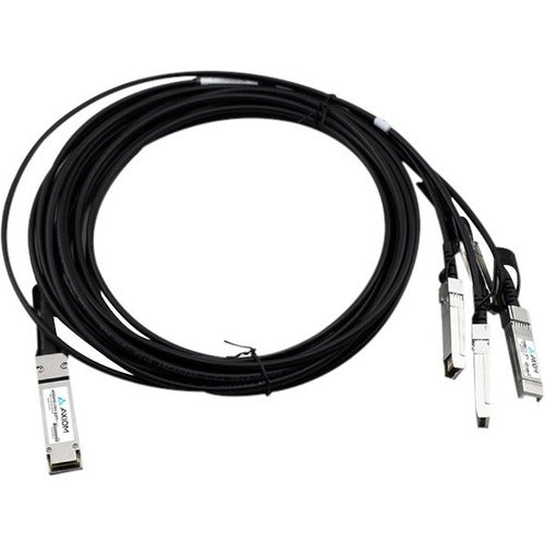 Axiom 40GBASE-CR4 QSFP+ to 4 10GBASE-CU SFP+ Passive DAC NetApp Compatible 5m - X66120-5-AX