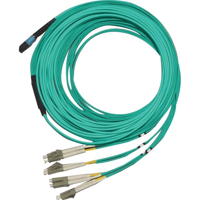 Mellanox 8 Fiber MPO to 4 x 2 Fiber MPO Duplex LCs Passive Optical Splitter Cable - MC6709309-005