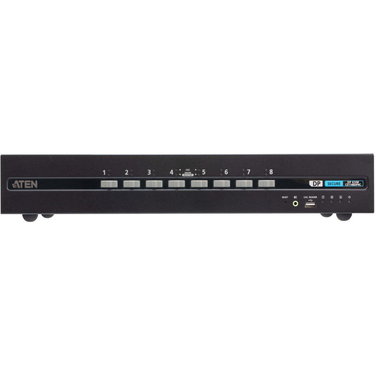 ATEN CS1148DP4C 8-Port USB DisplayPort Dual Display Secure KVM Switch with CAC - CS1148DP4C