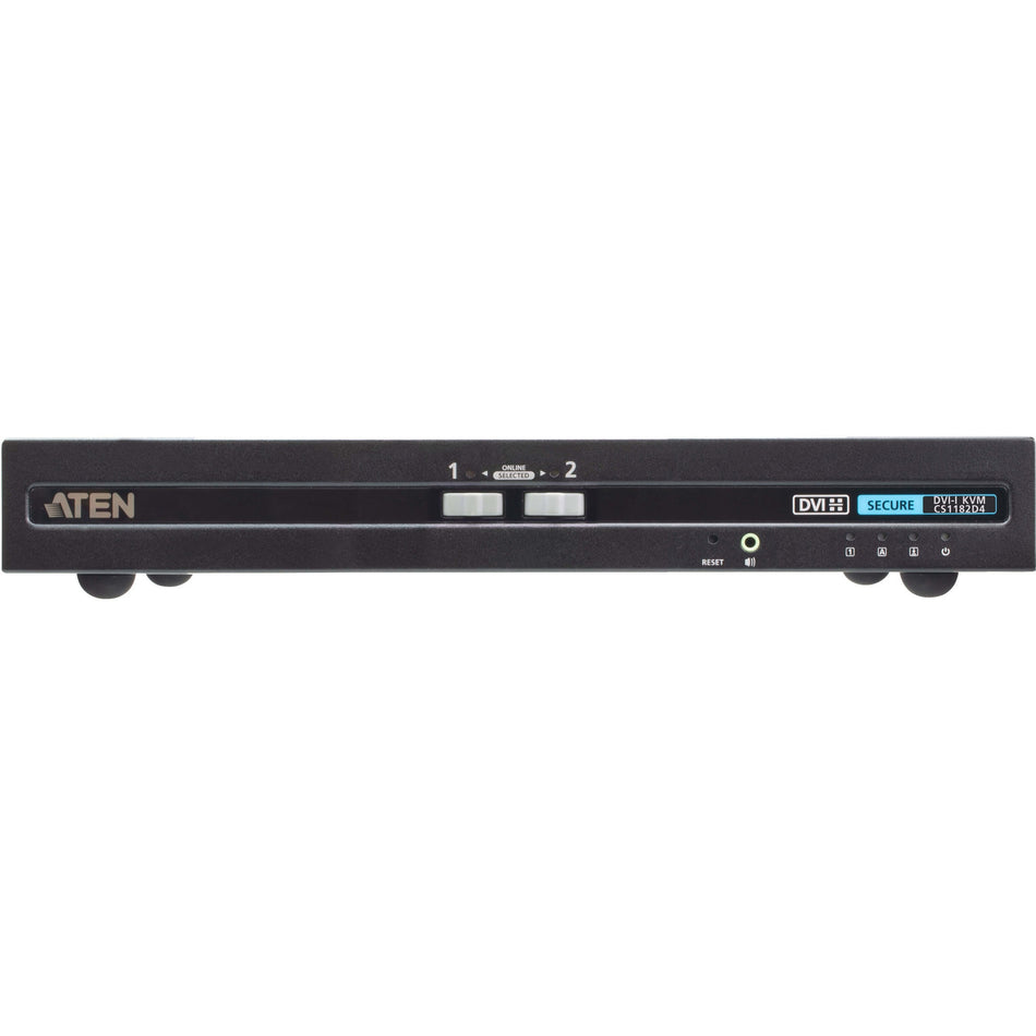 ATEN 2-Port USB DVI Secure KVM Switch (PSD PP v4.0 Compliant) - CS1182D4