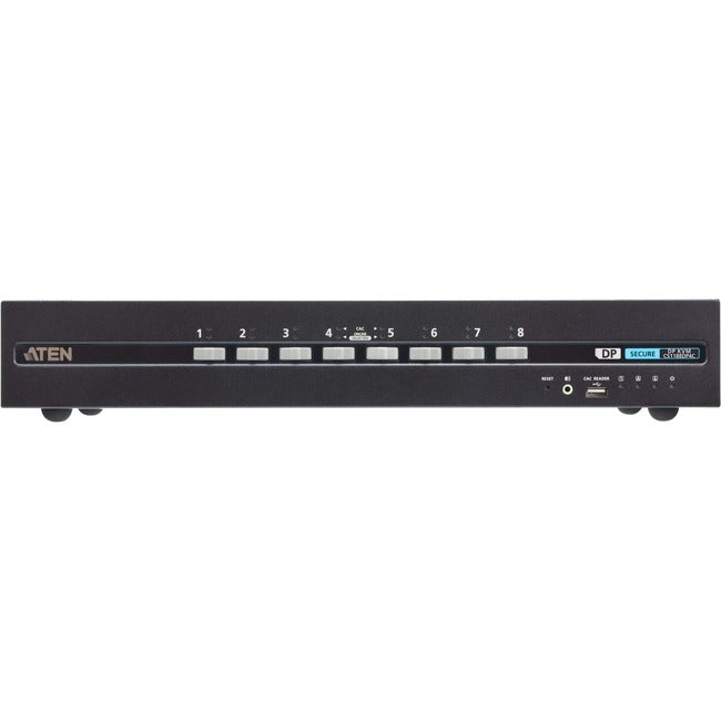 ATEN 8-Port USB DisplayPort Secure KVM Switch with CAC (PSD PP v4.0 Compliant) - CS1188DP4C