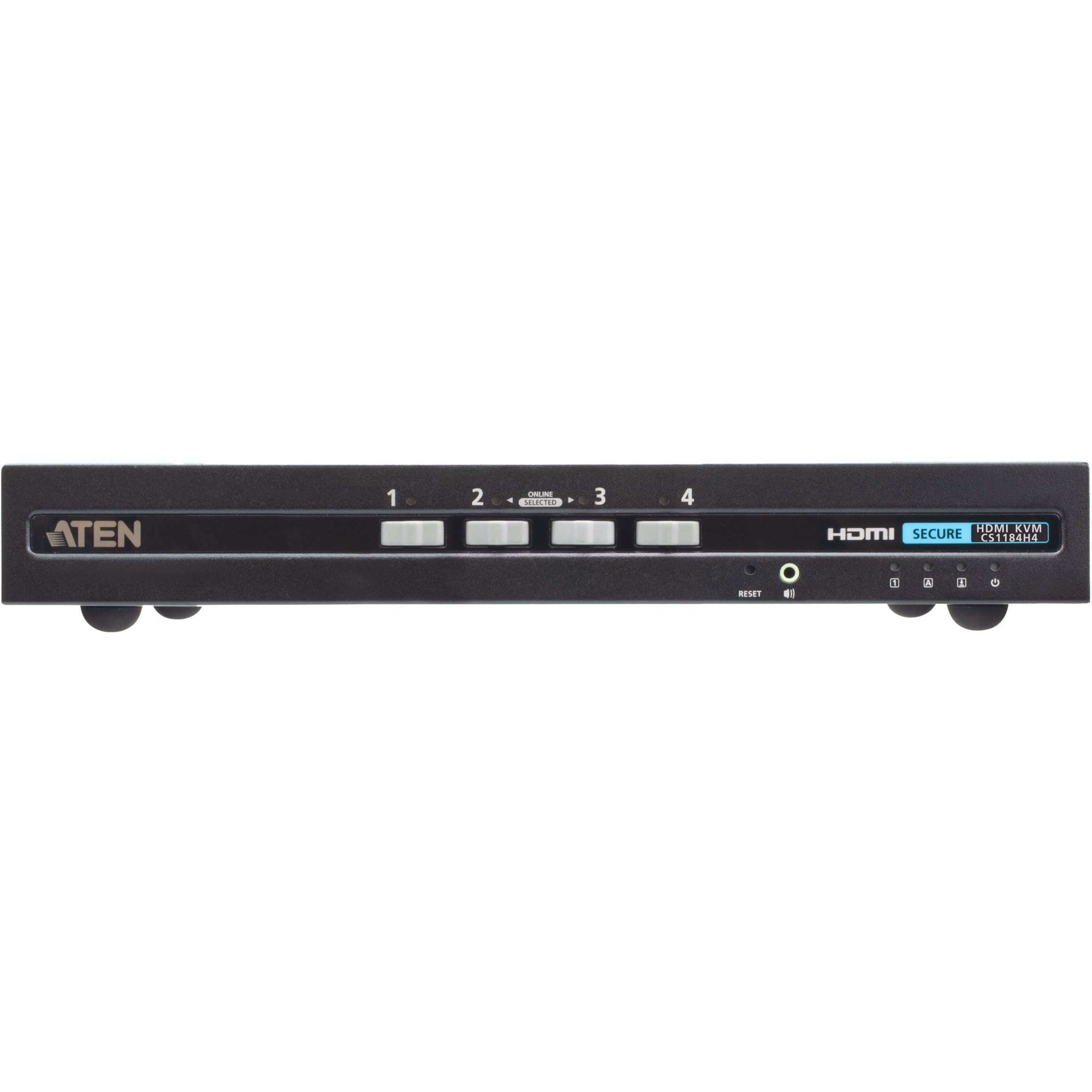 ATEN 4-Port USB HDMI Secure KVM Switch (PSD PP v4.0 Compliant) - CS1184H4