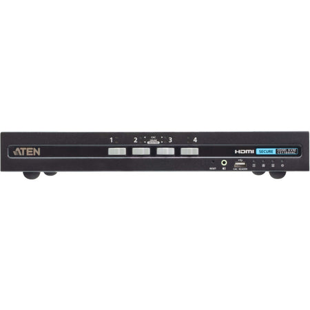 ATEN 4-Port USB HDMI Secure KVM Switch with CAC (PSD PP v4.0 Compliant) - CS1184H4C