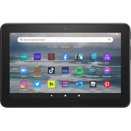 Amazon Fire 7 Kids Tablet - 7" HD - 32 GB - 2 GB Storage - Fire OS 8 - Black - B096WJFX8M