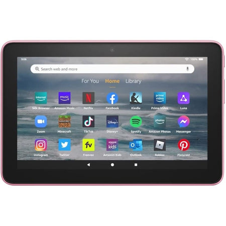 Amazon Fire 7 (12th Generation) Tablet - 7" - 2 GB - 32 GB Storage - Fire OS 8 - Rose - B0973S2PK5