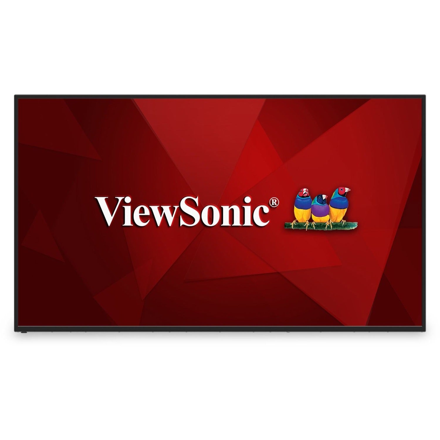 ViewSonic CDE6512 65" 4K UHD Commercial Display with VESP, Wireless Screen Sharing, USB Wi-Fi Capabilities, RJ45, HDMI, USB C - CDE6512