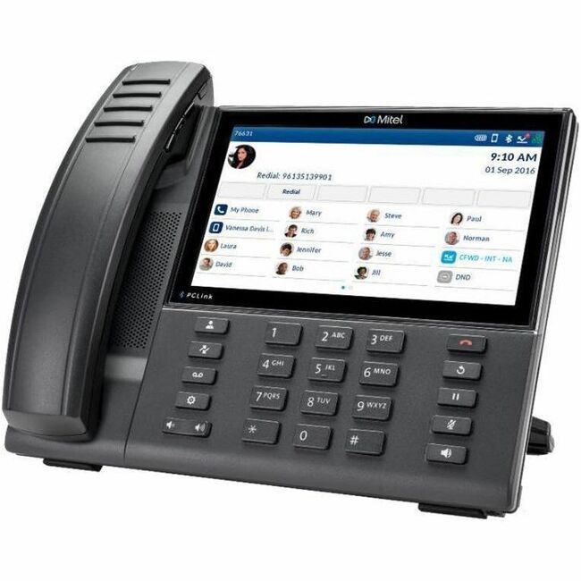 Mitel 6940w IP Phone - Cordless - Corded/Cordless - Bluetooth, Wi-Fi, DECT - 50008387