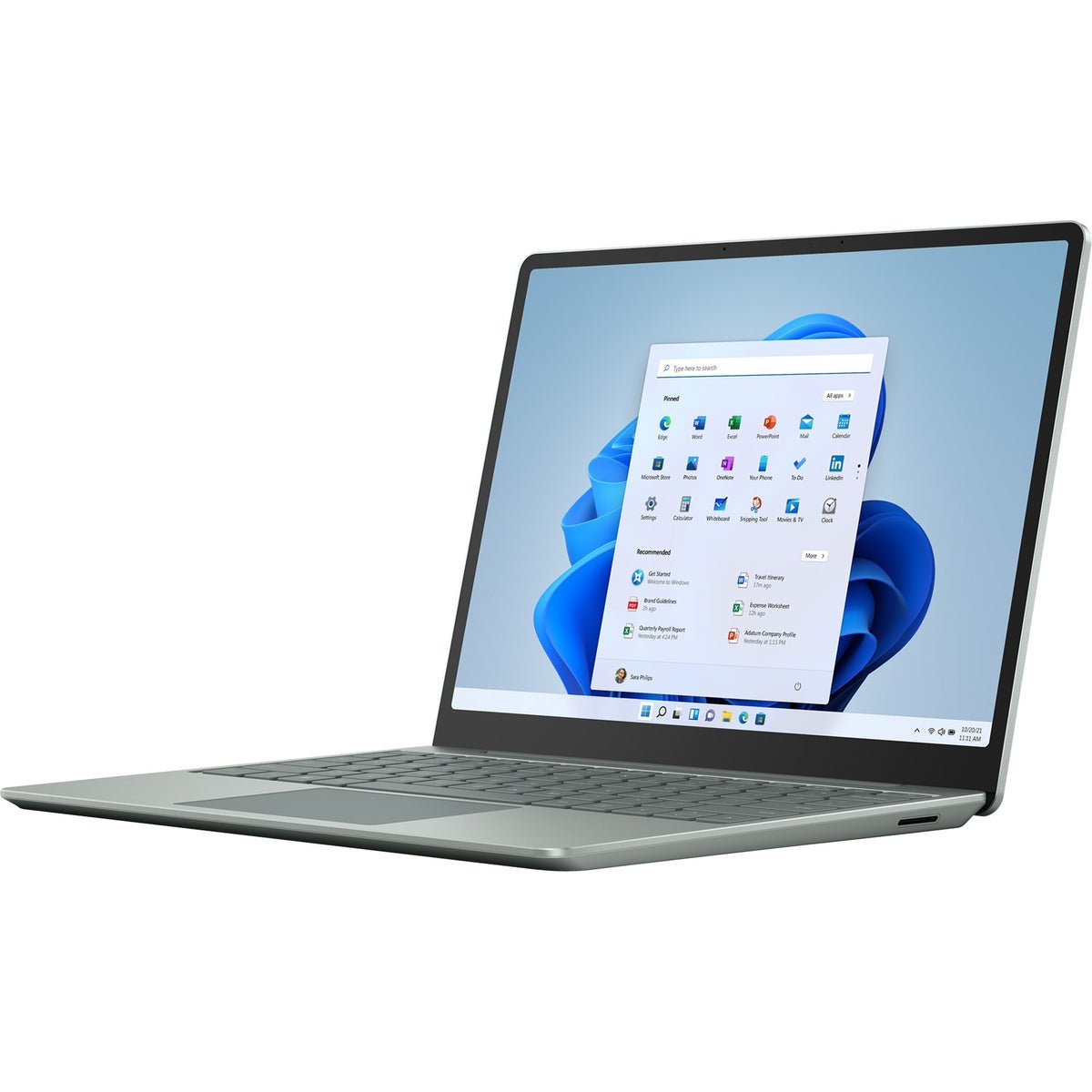 Microsoft Surface Laptop Go 2 12.4" Touchscreen Notebook - 1536 x 1024 - Intel Core i5 - 8 GB Total RAM - 256 GB SSD - Sage - 8QG-00001