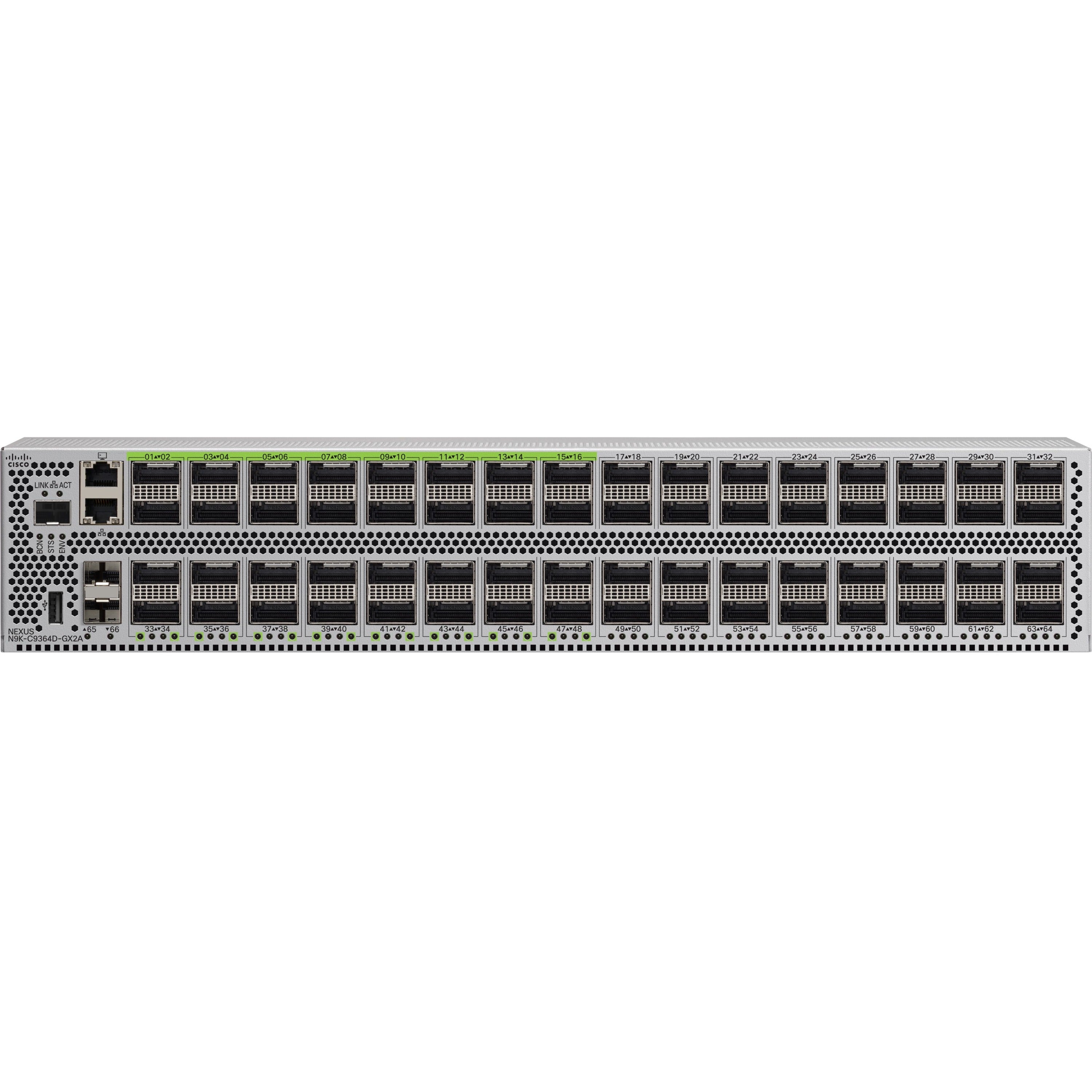 Cisco Nexus 9300-GX2 N9K-C9364D-GX2A Ethernet Switch - N9K-C9364D-GX2A