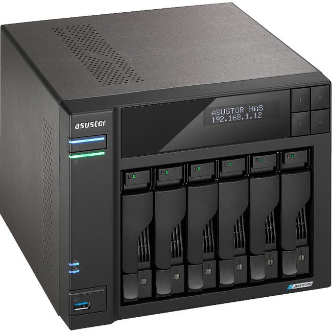 ASUSTOR Lockerstor 6 AS6706T SAN/NAS Storage System - AS6706T