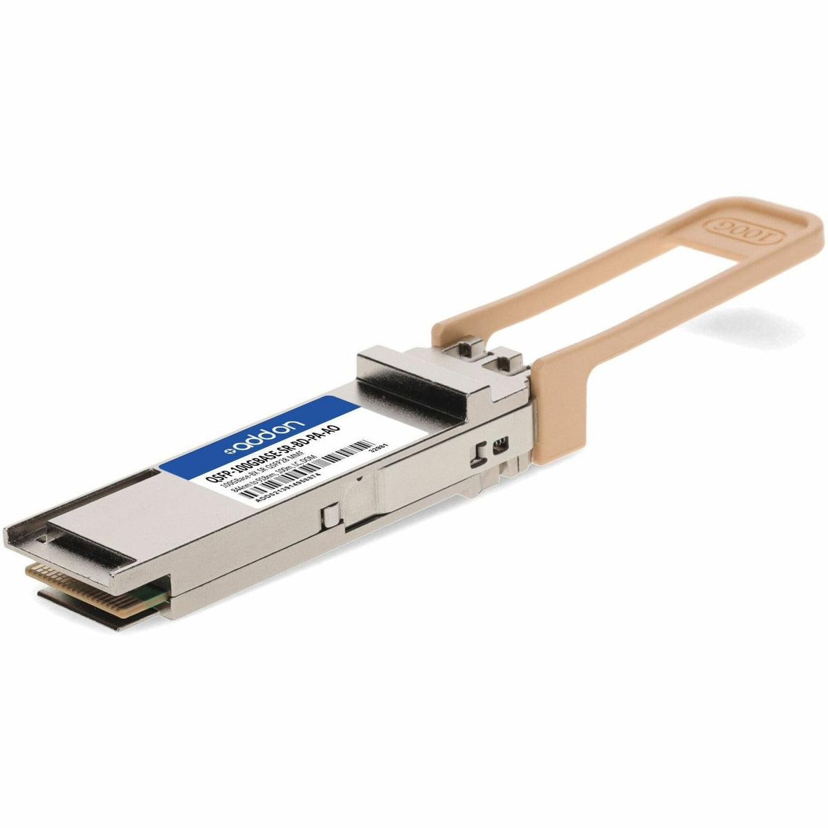 AddOn Palo Alto Networks&reg; Compatible TAA 100GBase-BX SR1.2 QSFP28 Transceiver (MMF, 844nm to 918nm, 100m, LC, DOM) - QSFP-100GBASE-SR-BD-PA-AO