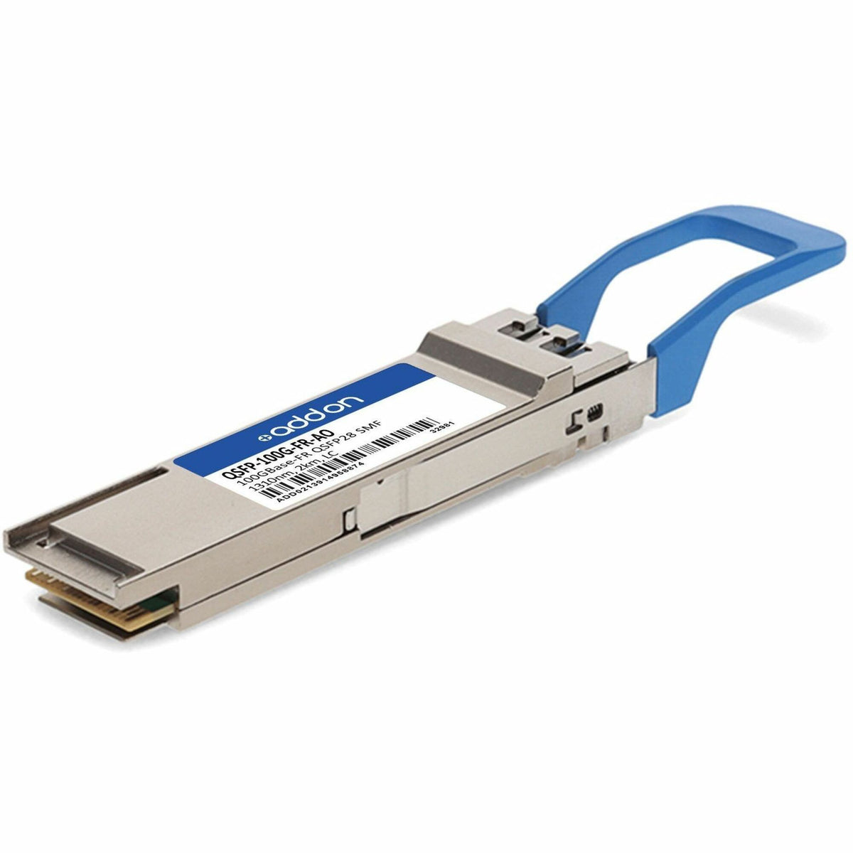 AddOn Juniper Networks&reg; QSFP-100G-FR Compatible TAA 100GBase-FR QSFP28 Transceiver (SMF, 1310nm, 2km, LC) - QSFP-100G-FR-AO
