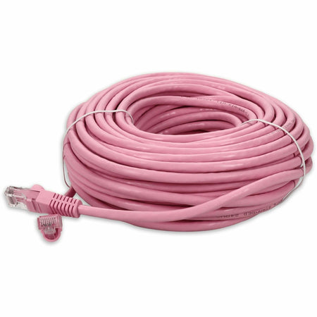 AddOn 98ft RJ-45 (Male) to RJ-45 (Male) Pink Snagless Cat6 UTP PVC Copper Patch Cable - ADD-98FCAT6-PK