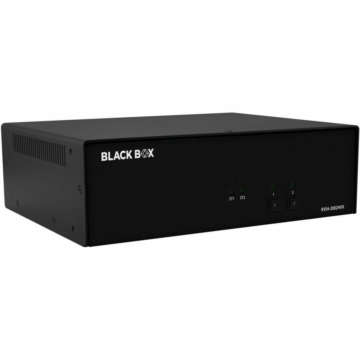 Black Box KVM Switch, NIAP 4.0 Certified - 2-Port, Dual-Monitor, FlexPort HDMI/DisplayPort, CAC - KVS4-2002HVX