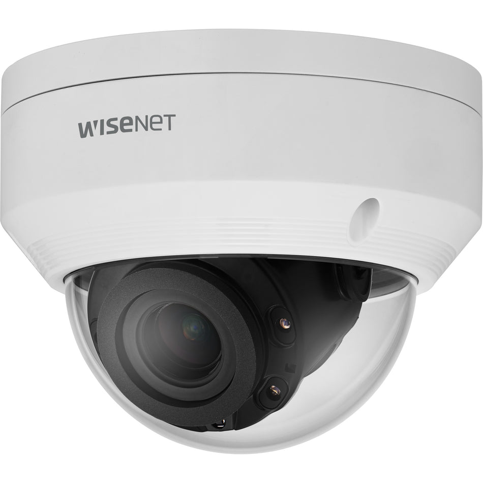 Wisenet ANV-L7082R 4 Megapixel Network Camera - Color - Dome - White - ANV-L7082R