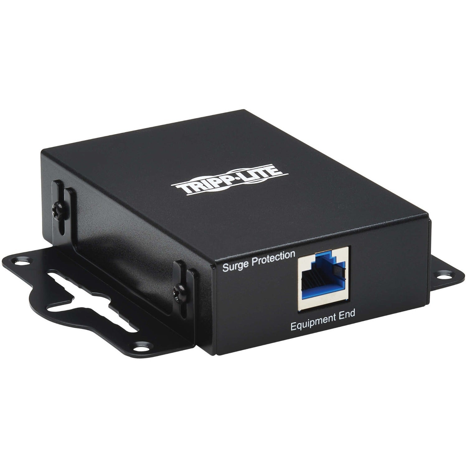 Tripp Lite by Eaton In-Line Network Surge Protector - 10 Gbps, Cat6a/8, Metal Case, IEC Compliant, TAA - B110-SP-10G