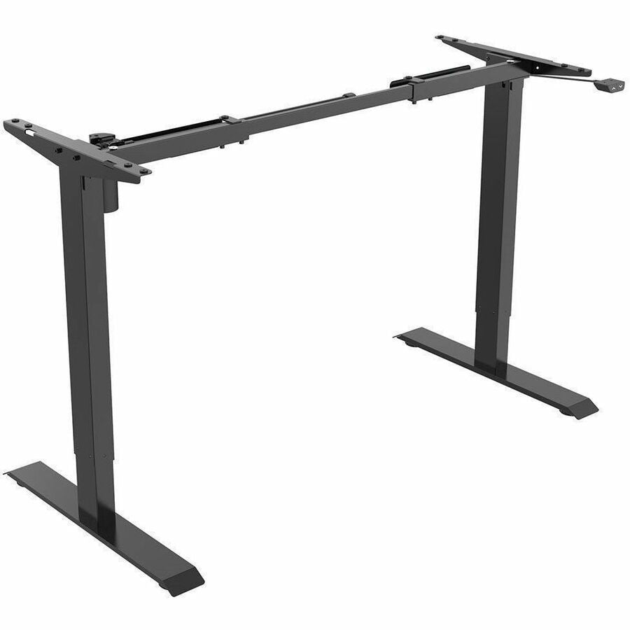 Workstream Single Motor Back to Basics Electric Sit-Stand Desk, Black - 35377