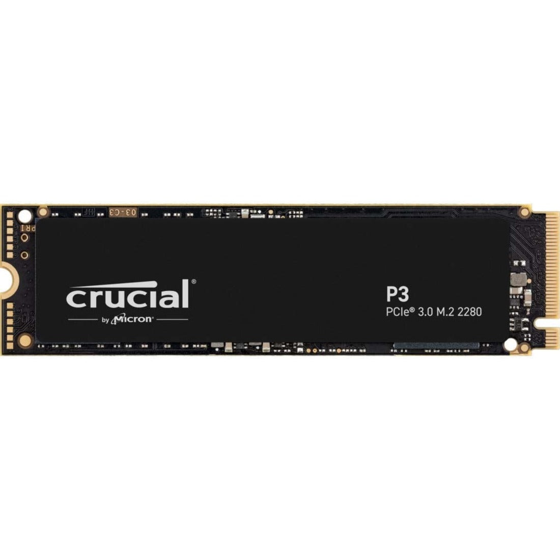 Crucial P3 CT2000P3SSD8 2 TB Solid State Drive - M.2 2280 Internal - PCI Express NVMe (PCI Express NVMe 3.0 x4) - CT2000P3SSD8