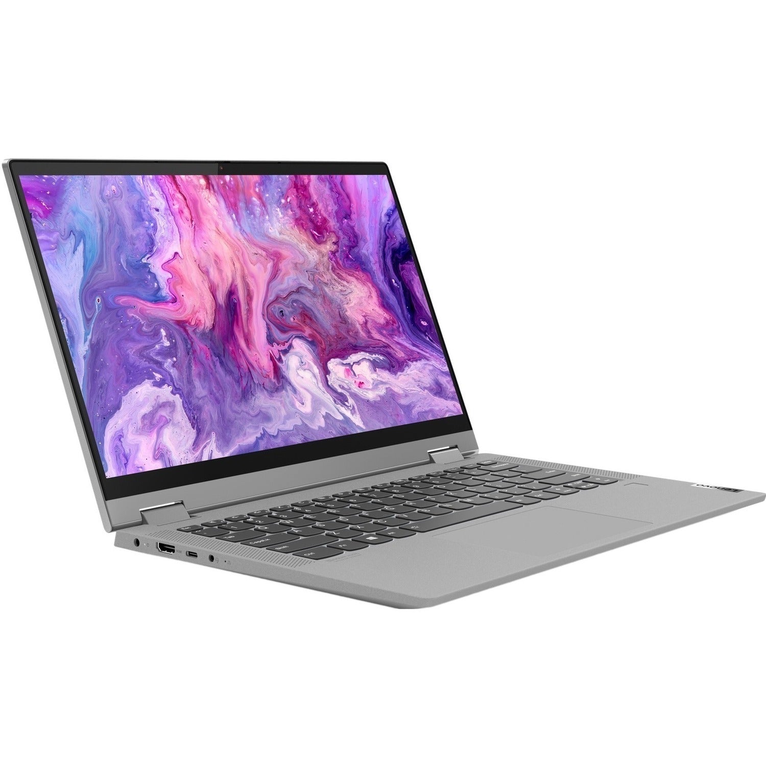 Lenovo-IMSourcing IdeaPad Flex 5 14ALC05 82HU00JUUS 14" Touchscreen Convertible 2 in 1 Notebook - Full HD - AMD Ryzen 7 5700U - 8 GB - 256 GB SSD - English (US) Keyboard - Graphite Gray - 82HU00JUUS