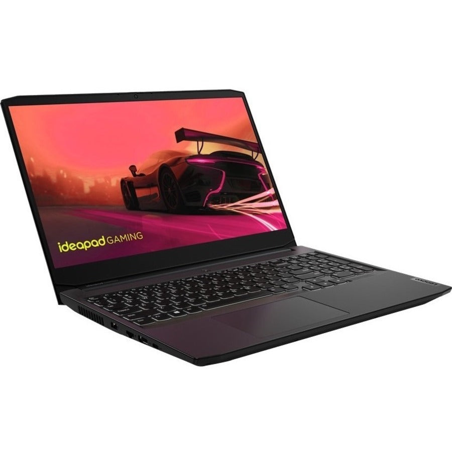 Lenovo-IMSourcing IdeaPad Gaming 3 15ACH6 82K200XXUS 15.6" Gaming Notebook - Full HD - AMD Ryzen 5 5600H - 8 GB - 512 GB SSD - English (US) Keyboard - Shadow Black - 82K200XXUS